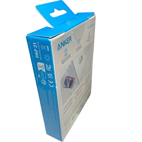 Anker 3ft Braided MFi Certified Lightning to USB-A Charging Cable – White - Picture 6 of 8